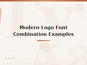 Modern Logo Font Combination Examples for Stunning Branding